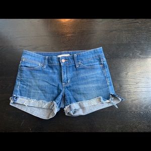 GAP jean cutoffs.